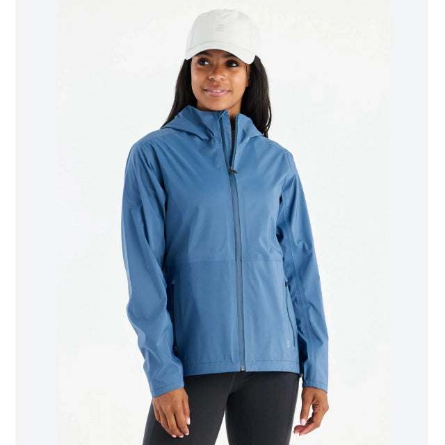 Free Fly Apparel W Cloudshield Rain Jacket 409 Heron Blue