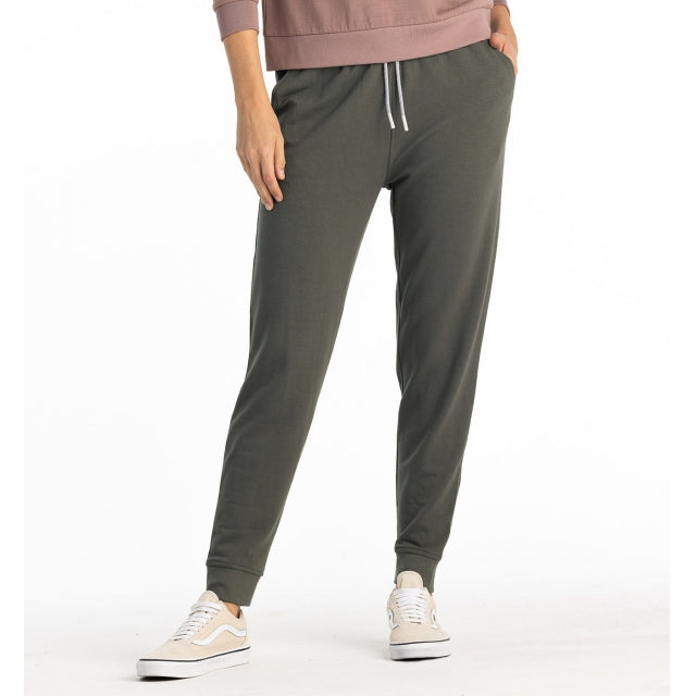 Free Fly Apparel W Bamboo Lightweight Fleece Jogger 513 Fatigue