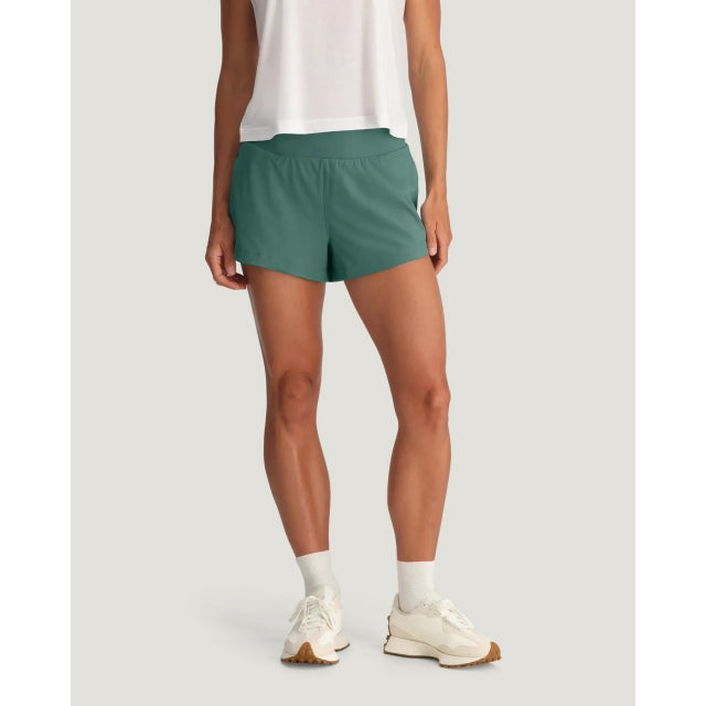 Free Fly Apparel Womens Bamboo-Lined Active Breeze Short - 3 535 Sea Pine