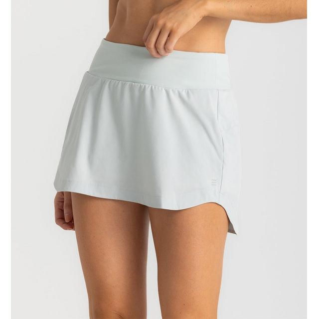 Free Fly Apparel Womens Bamboo-Lined Active Breeze Skort - 13 Sky Gray