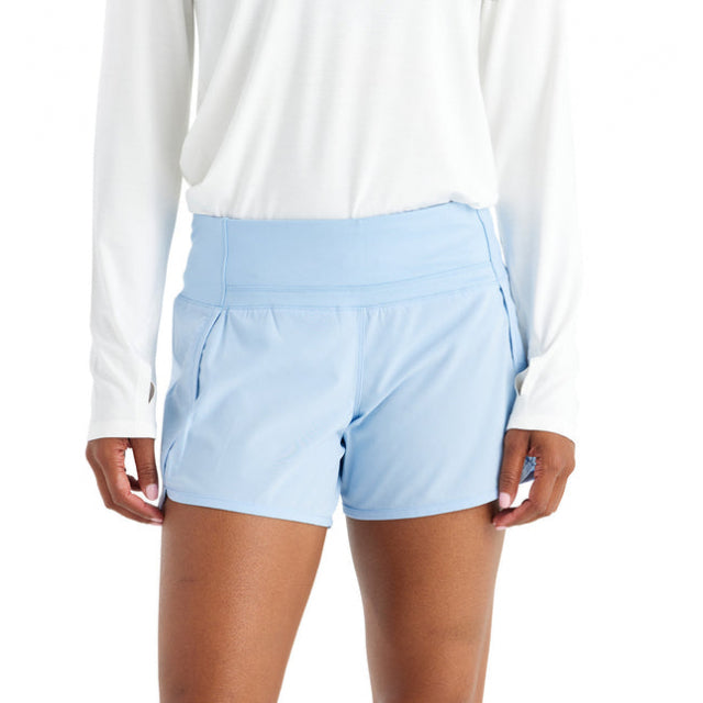 Free Fly Apparel Women&#39;s Bamboo-Lined Breeze Short Clear ky / S