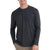 Free Fly Apparel Men's Bamboo Midweight Long Sleeve 115 Heather Black