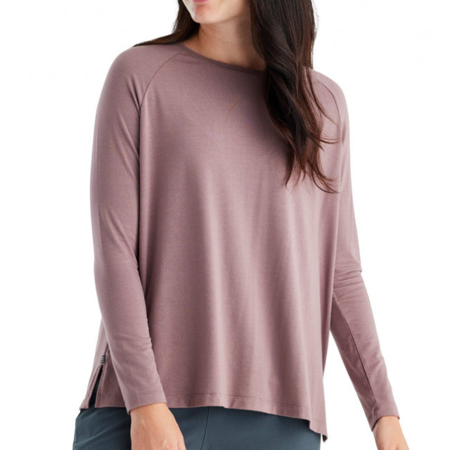 Free Fly Apparel Women&#39;s Bamboo Everyday Flex Long Sleeve 617 Canyon