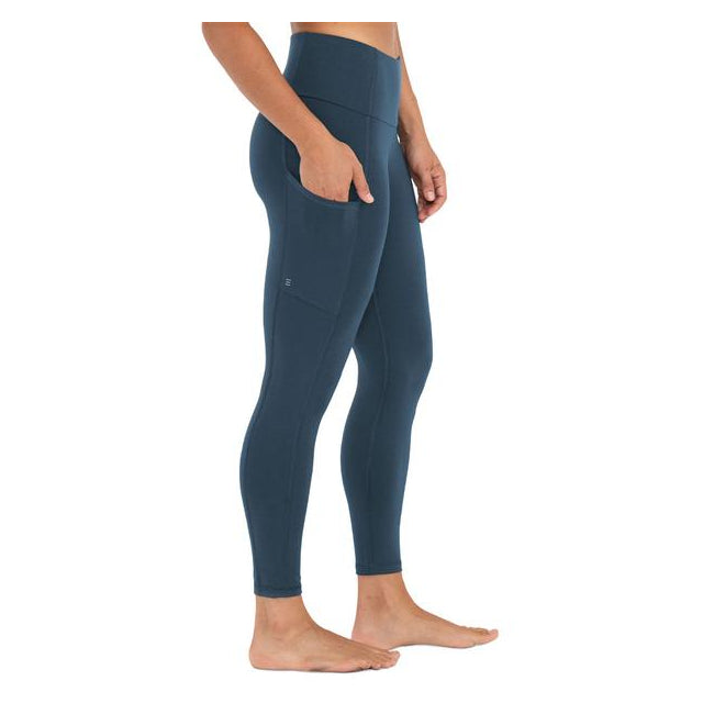 Free Fly Apparel Women&#39;s Bamboo Daily Tight Blue Dusk