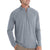 Free Fly Apparel Men's Bamboo Flex Quarter Zip 422 Heather Blue Dusk