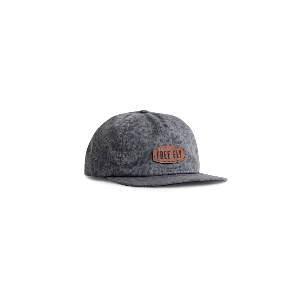Free Fly Apparel Drifter Flat Brim Hat Drifter Print - Fatigue