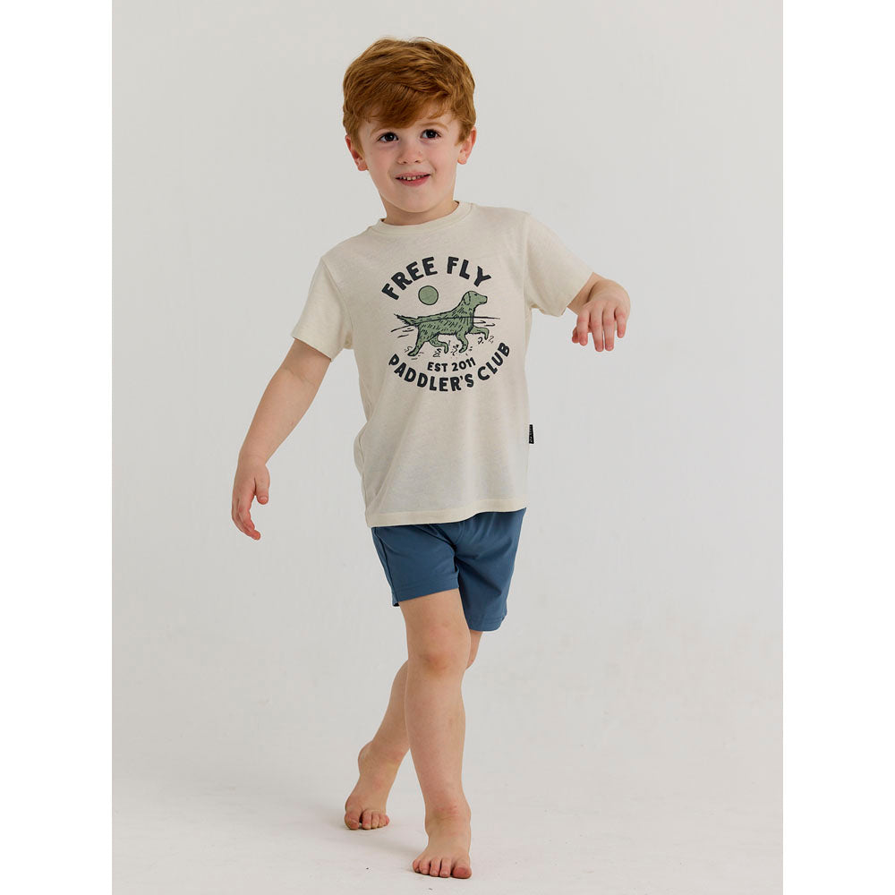 Free Fly Apparel Toddler Paddlers Club Tee Heather Birch