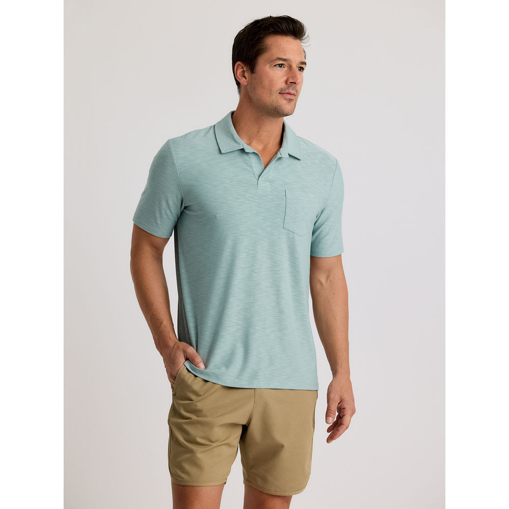 Men&#39;s Bamboo Slub Polo II