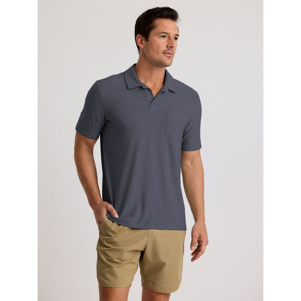 Men&#39;s Bamboo Slub Polo II