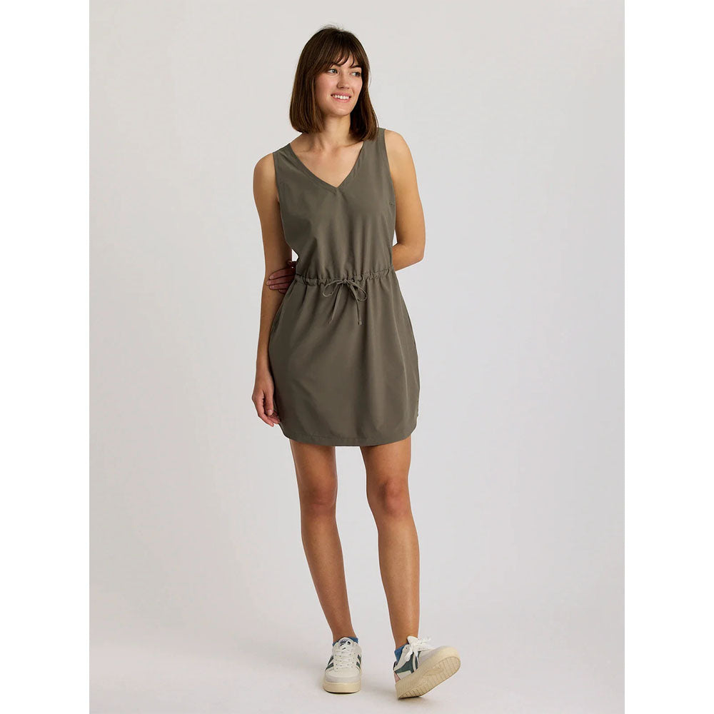 Free Fly Apparel Womens Breeze Dress Smokey Olive