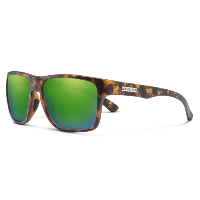 Suncloud Rambler Sunglasses (Medium Fit) MT Tort/Polar Green Mir