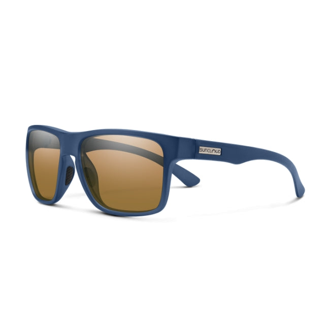 Suncloud Rambler Sunglasses (Medium Fit) MT Crystal Denim | Polar Brown