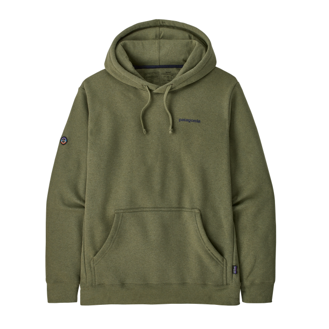 Patagonia Men&#39;s Fitz Roy Icon Uprisal Hoody WYGN Wyoming Green