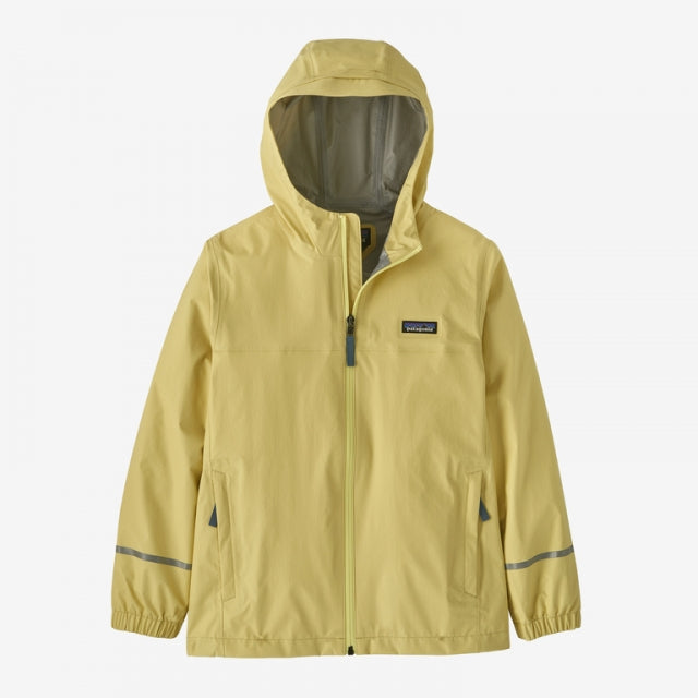 Patagonia Kids&#39; Torrentshell 3L Rain Jacket MILY Milled Yellow