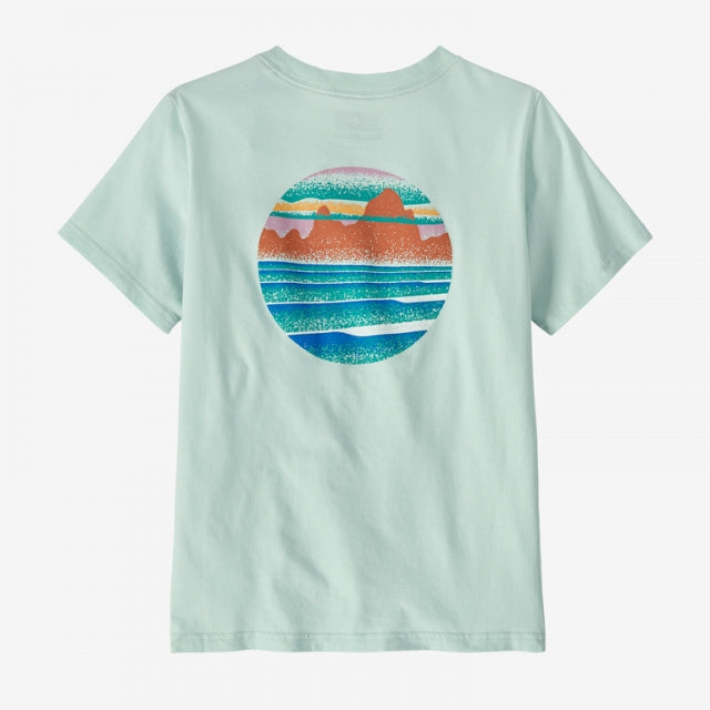 Patagonia K Skyline Stencil T-Shirt WPYG Wispy Green