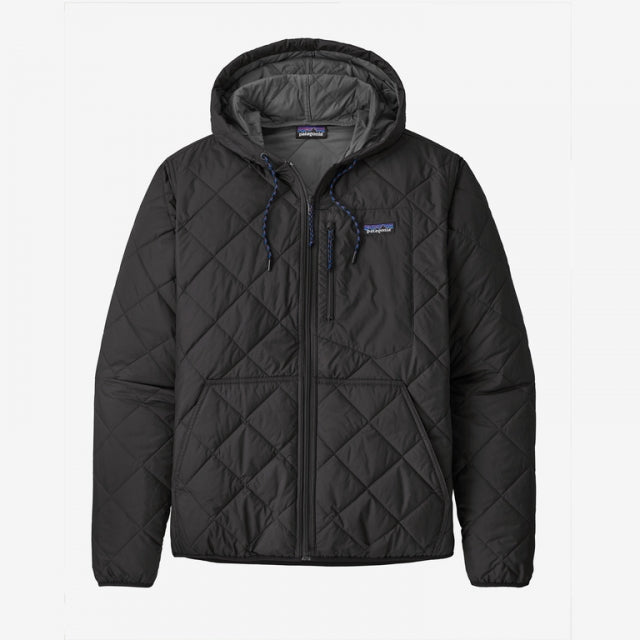 Patagonia Men's Diamond Quilted Bomber Hoody BLK Black