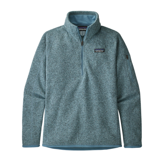 Patagonia Womens Better Sweater 1/4 Zip Berlin Blue