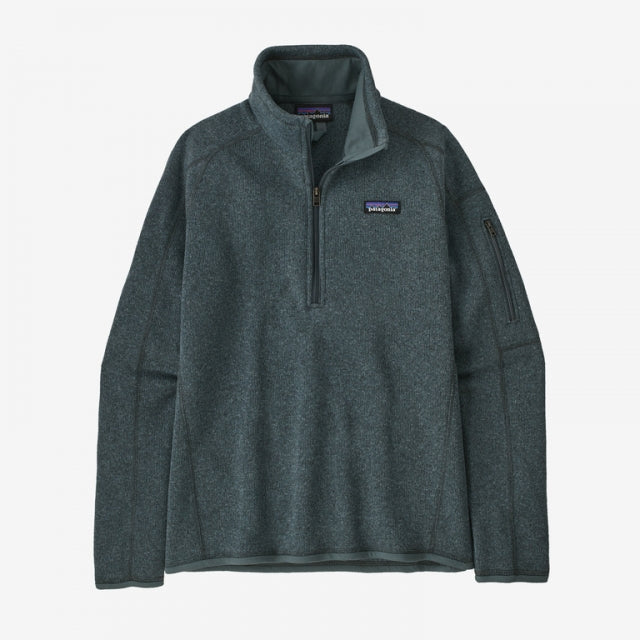 Patagonia Women&#39;s Better Sweater 1/4-Zip NUVG Nouveau Green