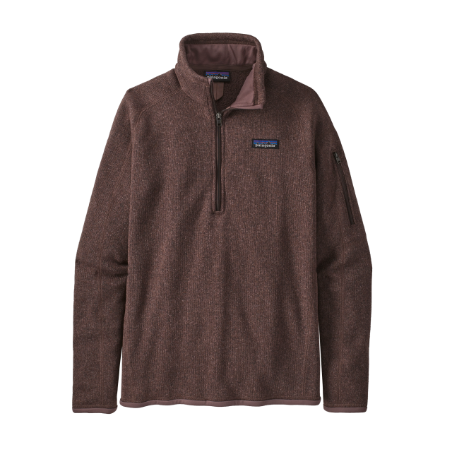 Patagonia Womens Better Sweater 1/4 Zip Dusky Brown