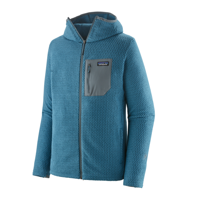 Patagonia Men&#39;s R1 Air Full-Zip Hoody Wavy Blue