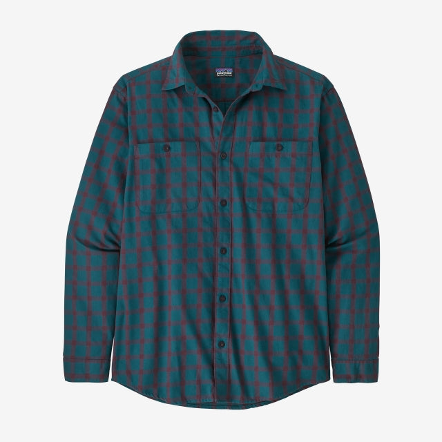 Patagonia Men&#39;s Long-Sleeved Pima Cotton Shirt Lodge Pine