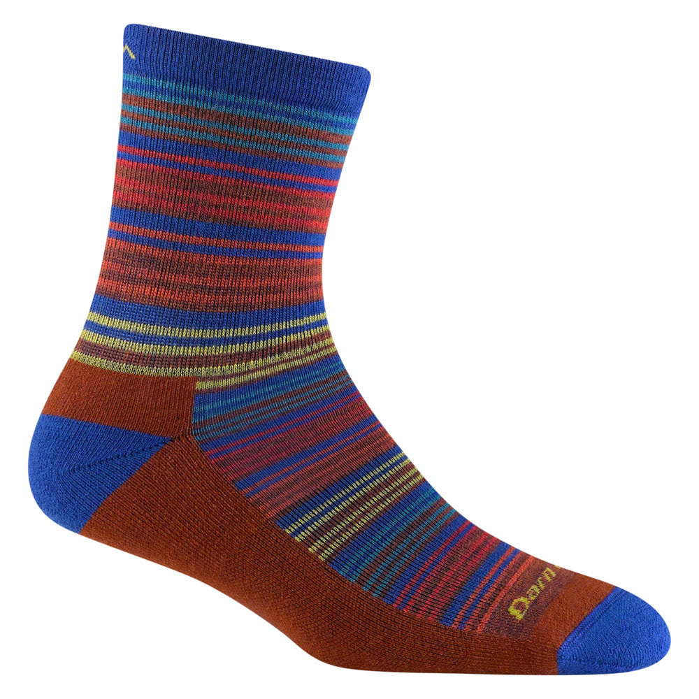 Darn Tough Kids Zebra Canyon Micro Crew Lightweight Hiking Socks Marine