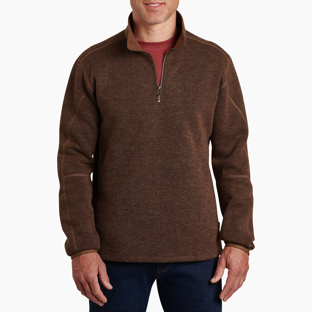 Kuhl Men&#39;s Thor 1/4 Zip Dark Khaki