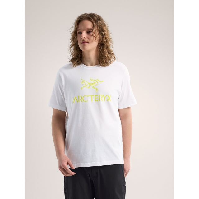 Arcteryx M Arc&#39;Word Logo SS White Light