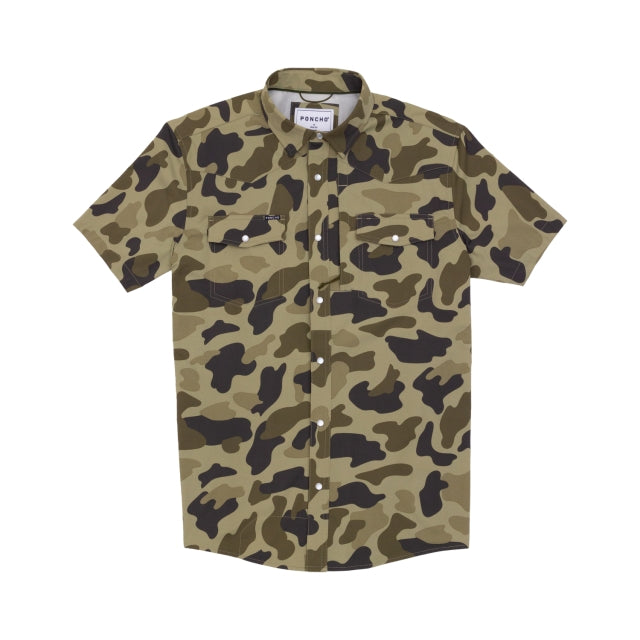 Poncho M The Pampa Dark Duck Camo