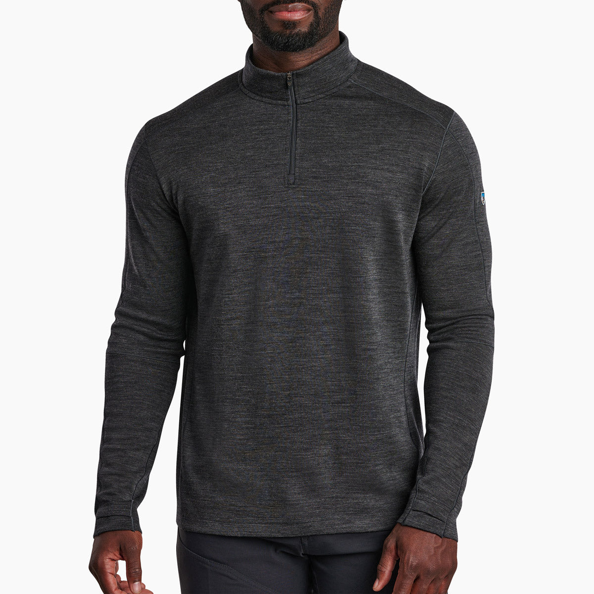Kuhl Men&#39;s Invigoratr Merino 1/4 Zip Carbon