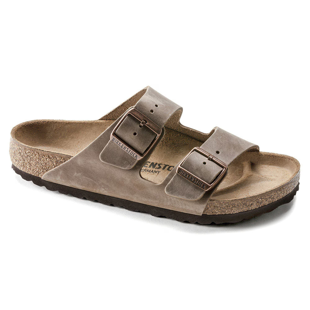 Birkenstock Arizona Soft Footbed Oiled Leather - Narrow Tobacco