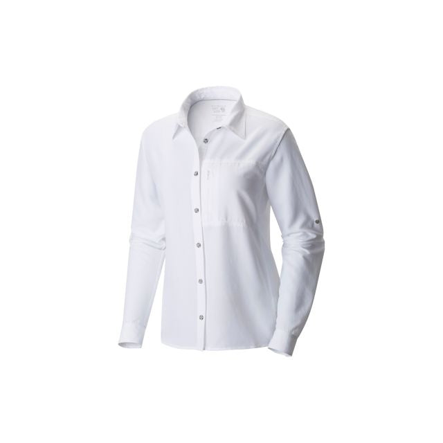 Mountain Hardwear Womens Canyon Long Sleeve Shirt 100 White