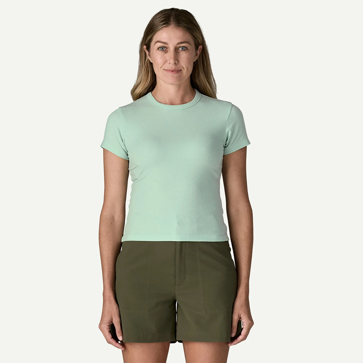 Patagonia Womens Rib Knit Top Thin Ice