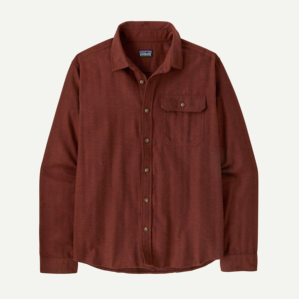 Men's Long-Sleeved Lightweight Fjord Flannel Shirt