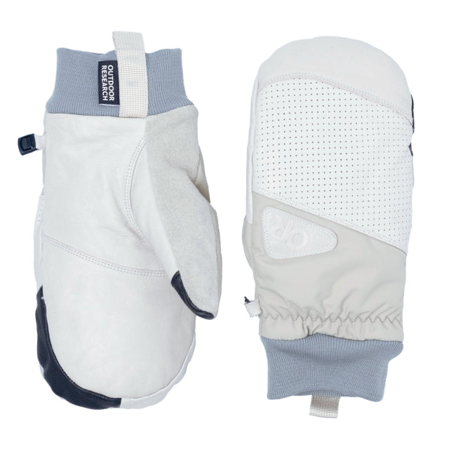 Outdoor Research Snowcrew Leather Mitts 2804 Oyster/Pro Khaki