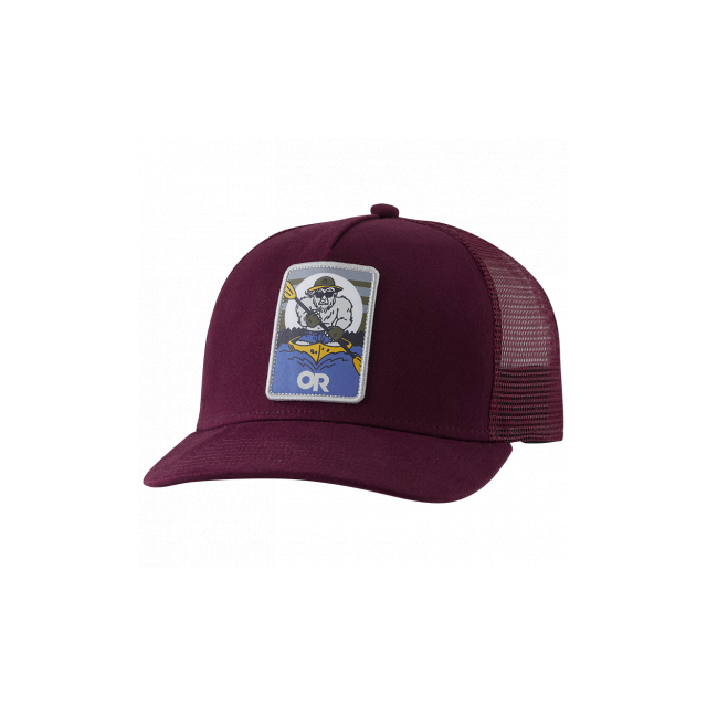 Outdoor Research Squatchin&#39; Trucker Cap 1950 Burgundy