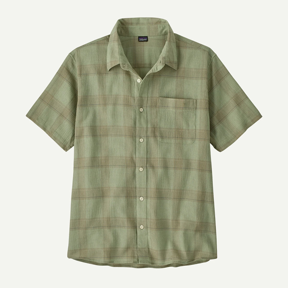 Patagonia Mens A/C Shirt Harmony: Lichen Green