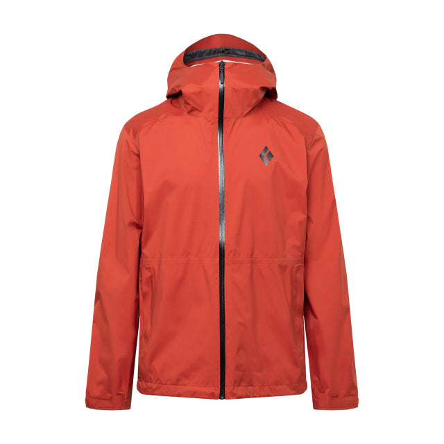 Black Diamond Mens Stormline Stretch Rain Shell 6019 Red Rock