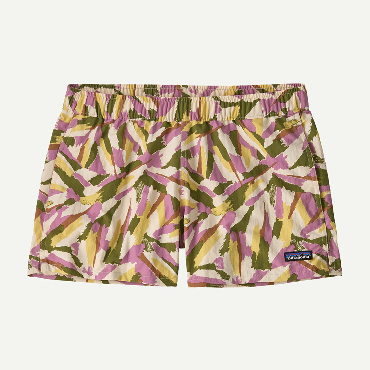 Patagonia Womens Barely Baggies Shorts - 2 1/2 in. Small Sunshine: Natural
