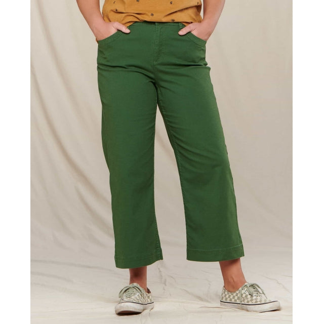 Toad&Co. W Earthworks Wide Leg Pant 37 Pasture / 2