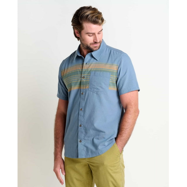 Toad&amp;Co. M Airscape SS Shirt 994 North hore Stripe / S