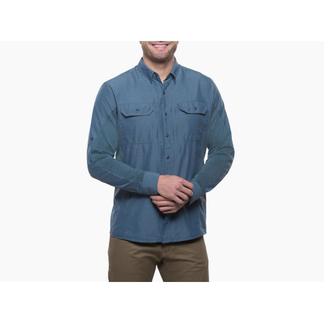 Kuhl Mens Airspeed Long Sleeve PB Pirate Blue