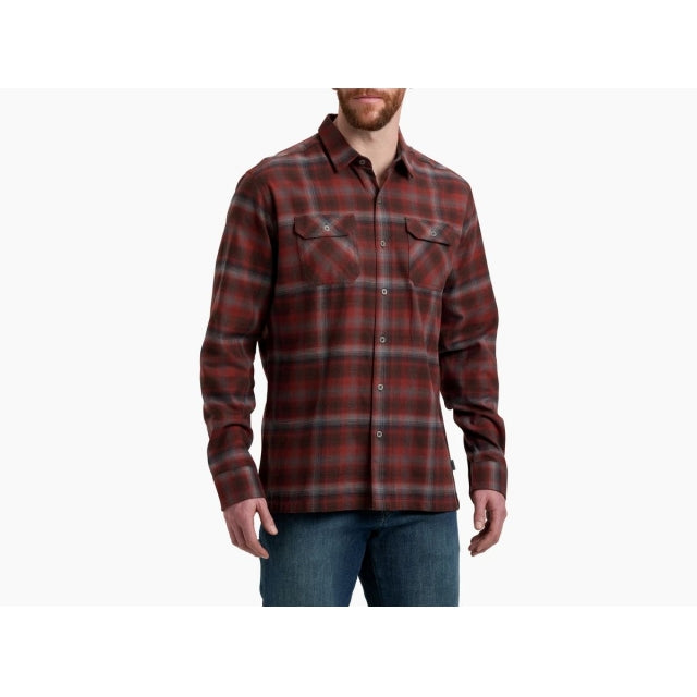 Kuhl Men&#39;s Dillingr Flannel Shirt PIC Picante