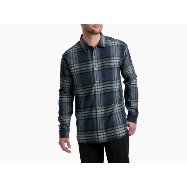 Kuhl Mens Fugitive Flannel Shirt CITY City Night