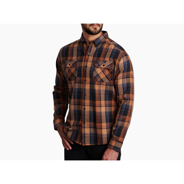 Kuhl Men&#39;s Disordr Flannel Shirt WG Wood Grain
