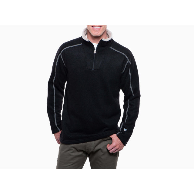 Kuhl Men&#39;s Europa 1/4 Zip Sweater Black