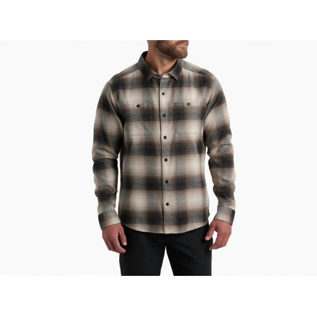 Kuhl Men&#39;s Law Flannel Long Sleeve QUIK Quicksand