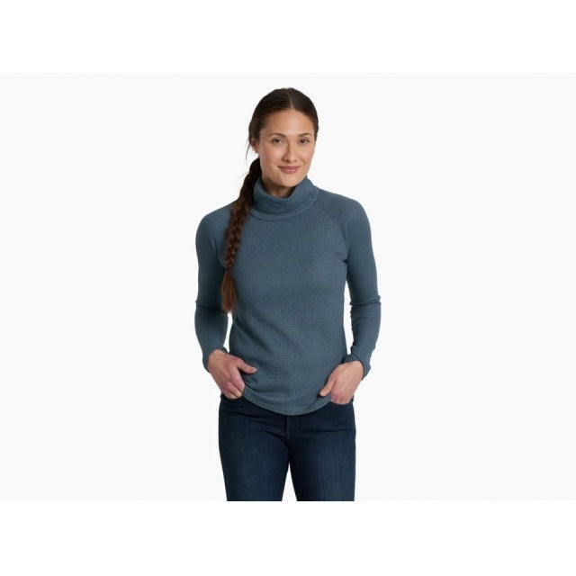 Kuhl Women&#39;s Petra Turtleneck MNBL Mineral Blue