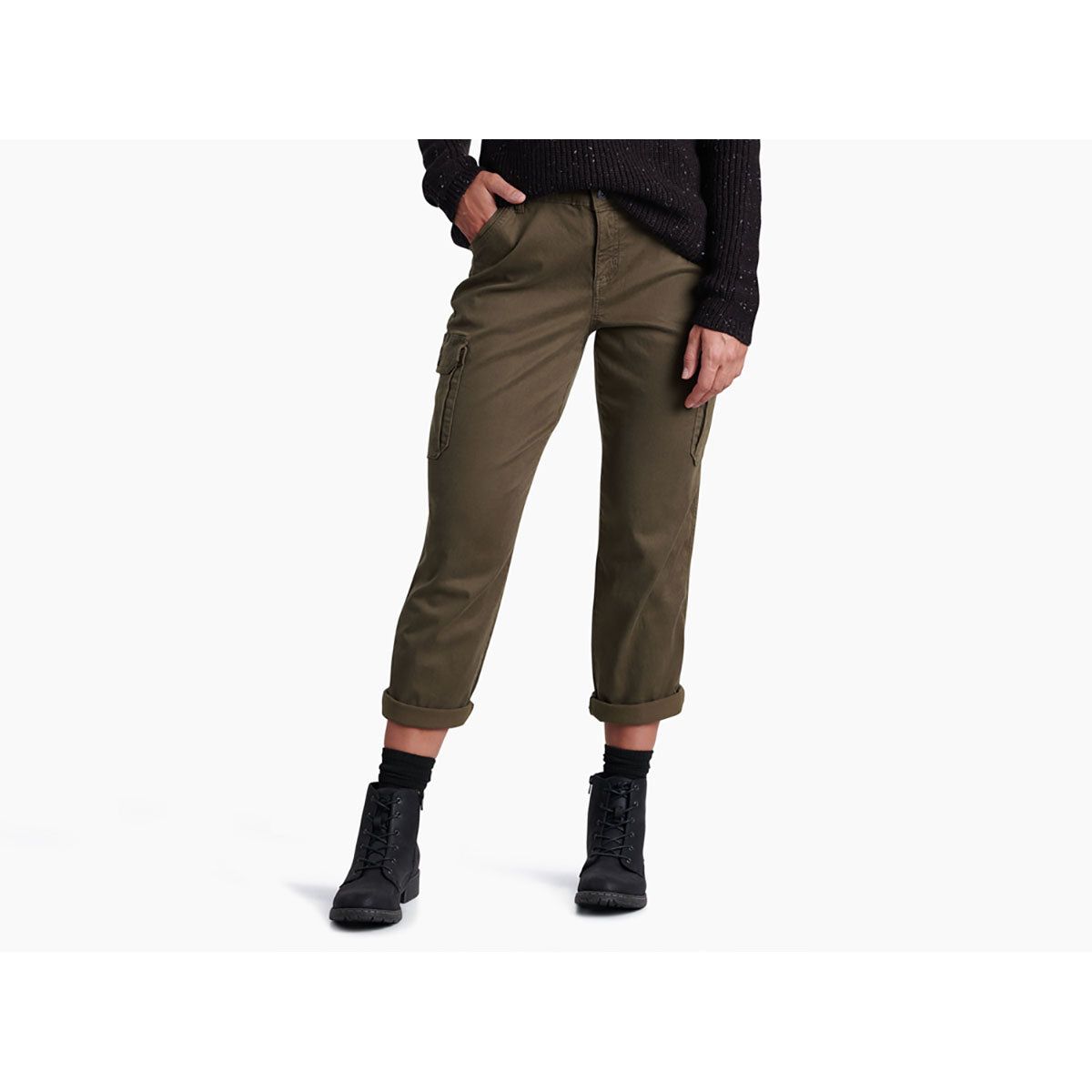 Kuhl Womens Kultivatr Kargo Crop - Regular Sage