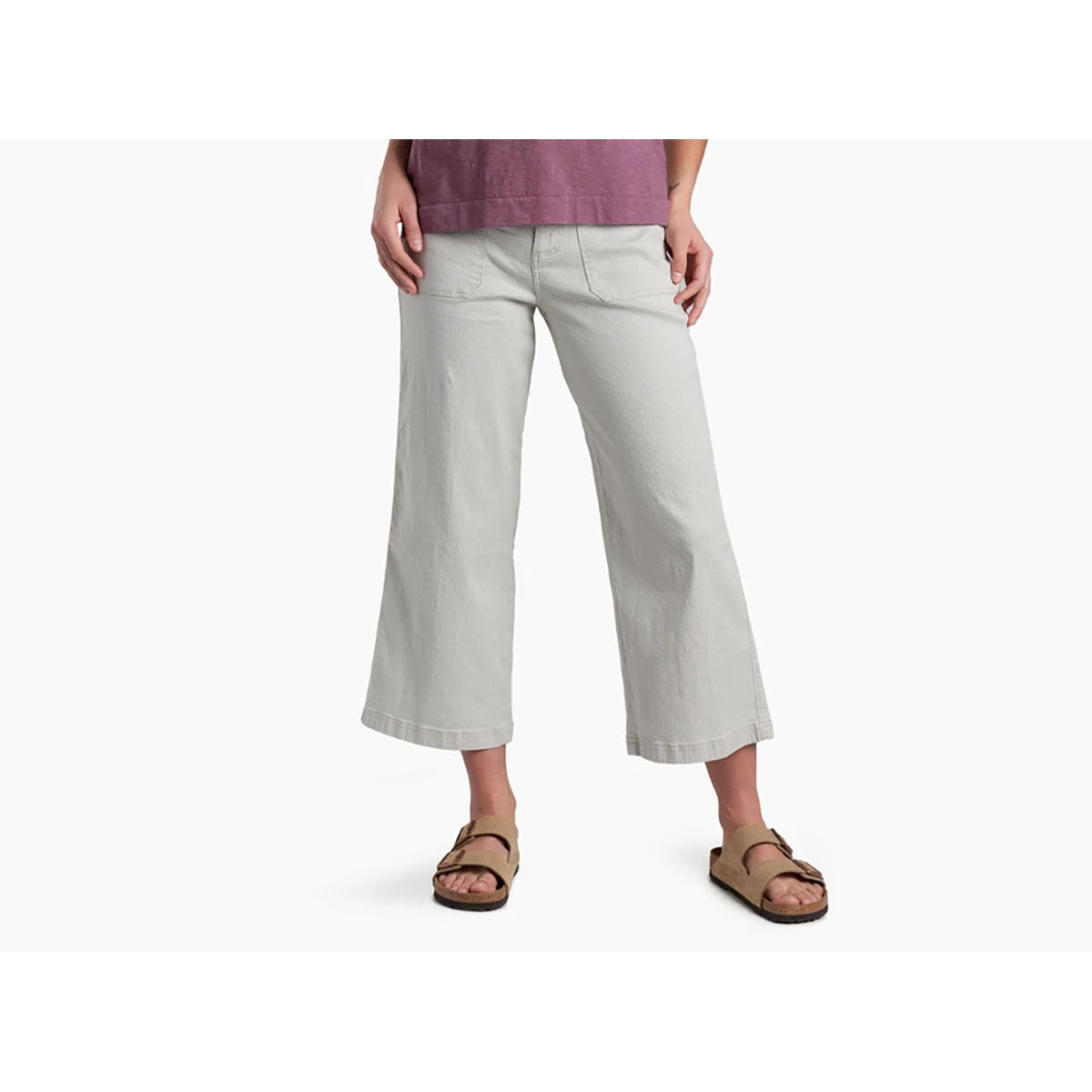 Kuhl Womens Seaboard Wide-Leg Crop - Regular Birch